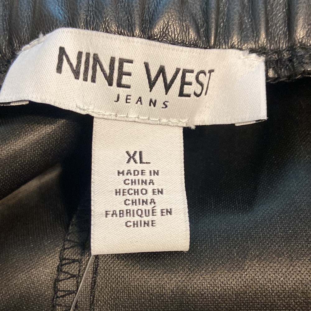 NINE WEST JEANS BLACK PULL ON JOGERS SIZE XL BRAND NEW COLOR BLACK - Picture 6 of 12